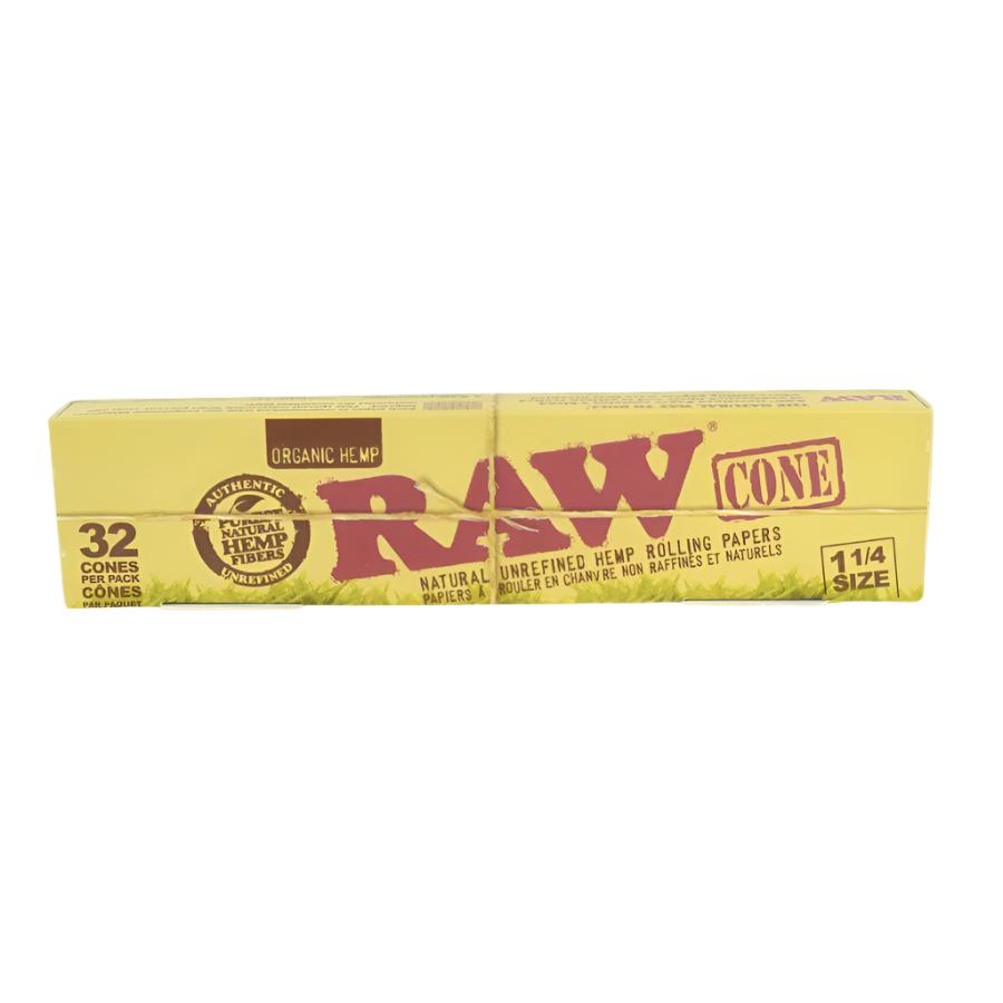 RAW ORGANIC 1 1/4 PREROLLED CONES