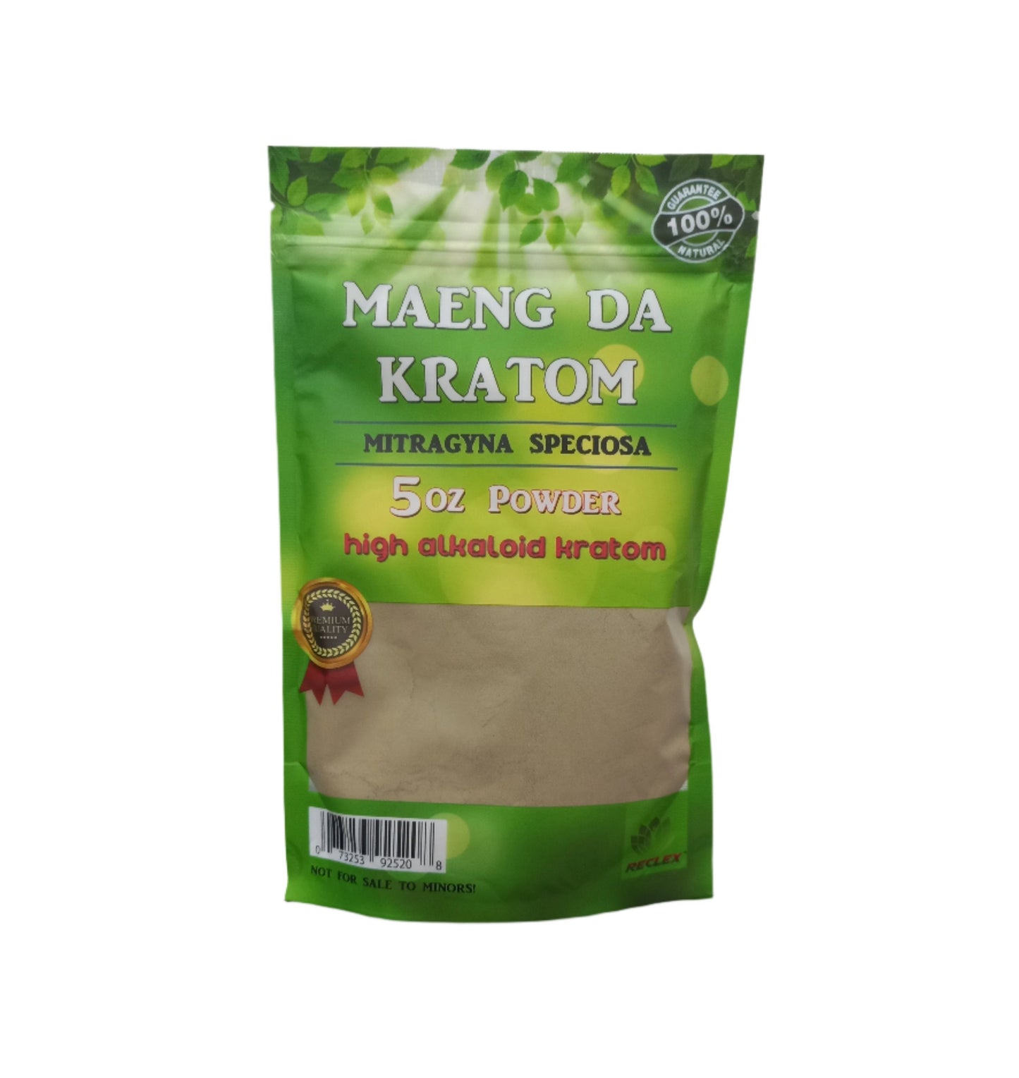 RECLEX KRATOM POWDER 5oz