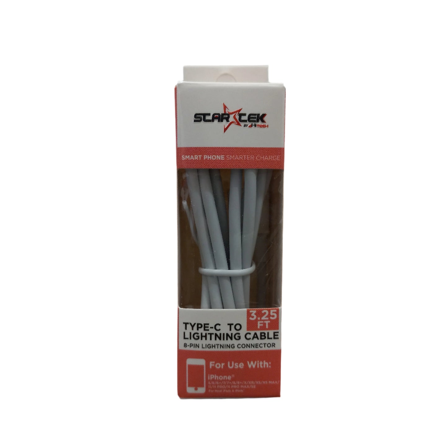 STARTEK TYPE-C TO LIGHTNING CABLE 3.25FT