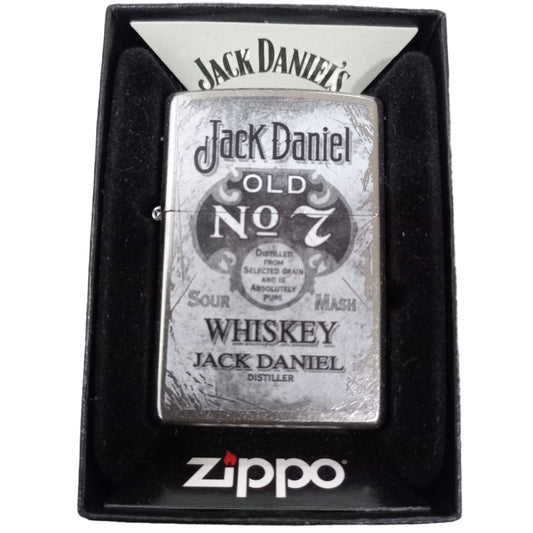 ZIPPO LIGHTER JACK DANIELS VINTAGE LABEL DESIGN