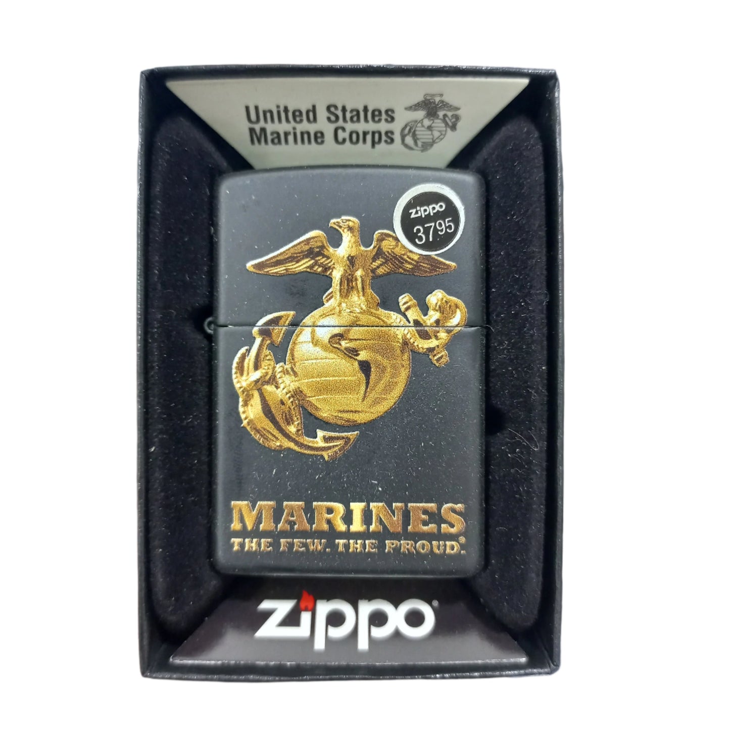 ZIPPO LIGHTER MARINES THE FEW, THE PROUD DESIGN