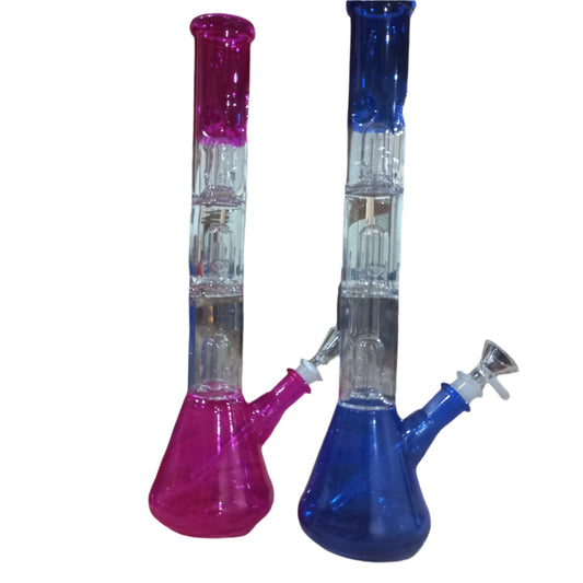 14" GLASS TRIPLE DOME BONGS