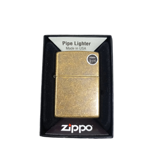 ZIPPO LIGHTER ANTIQUE BRASS