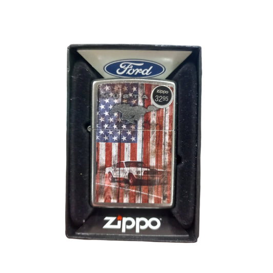 ZIPPO LIGHTER FORD MUSTANG DESIGN