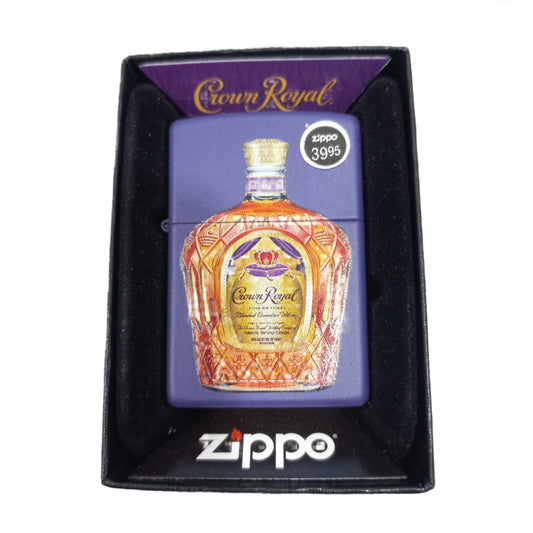 ZIPPO LIGHTER CROWN ROYAL DESIGN