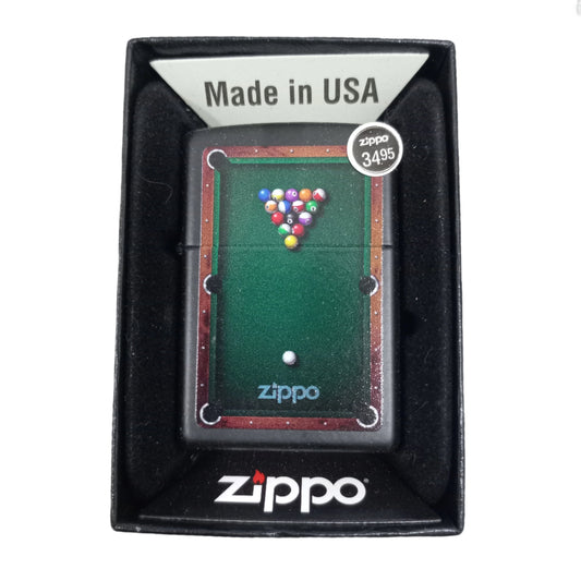 ZIPPO LIGHTER POOL TABLE DESIGN