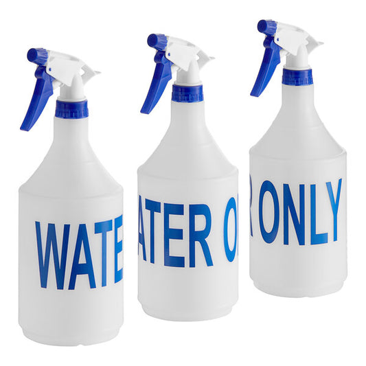 "WATER ONLY" BOTTLE SPRAY