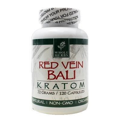 WHOLE HERBS RED VEIN BALI CAPSULES