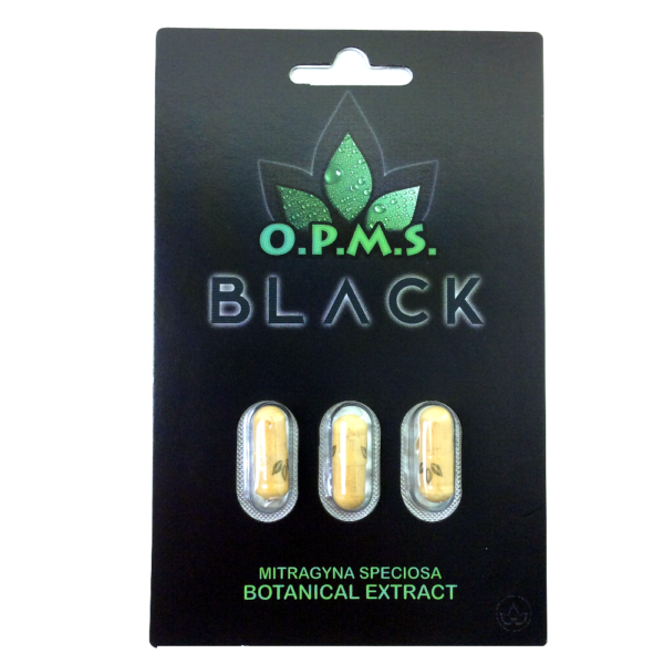 OPMS BLACK KRATOM CAPSULES