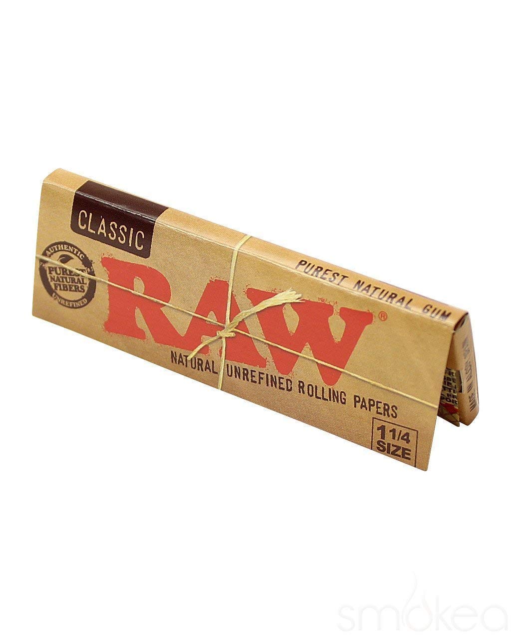 RAW CLASSIC ROLLING PAPERS 1 1/4 SIZE 24 Count