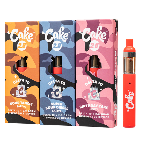 CAKE DELTA 10 DISPOSABLE VAPES 2.0 grams