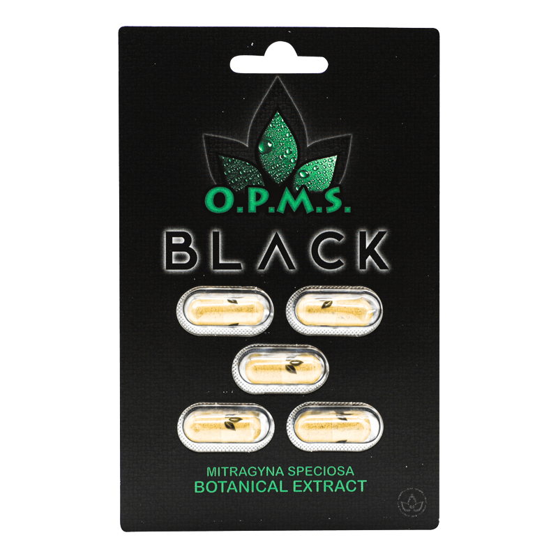 OPMS BLACK KRATOM CAPSULES