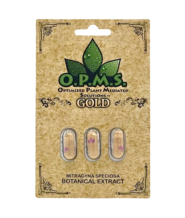 OPMS GOLD KRATOM CAPSULES