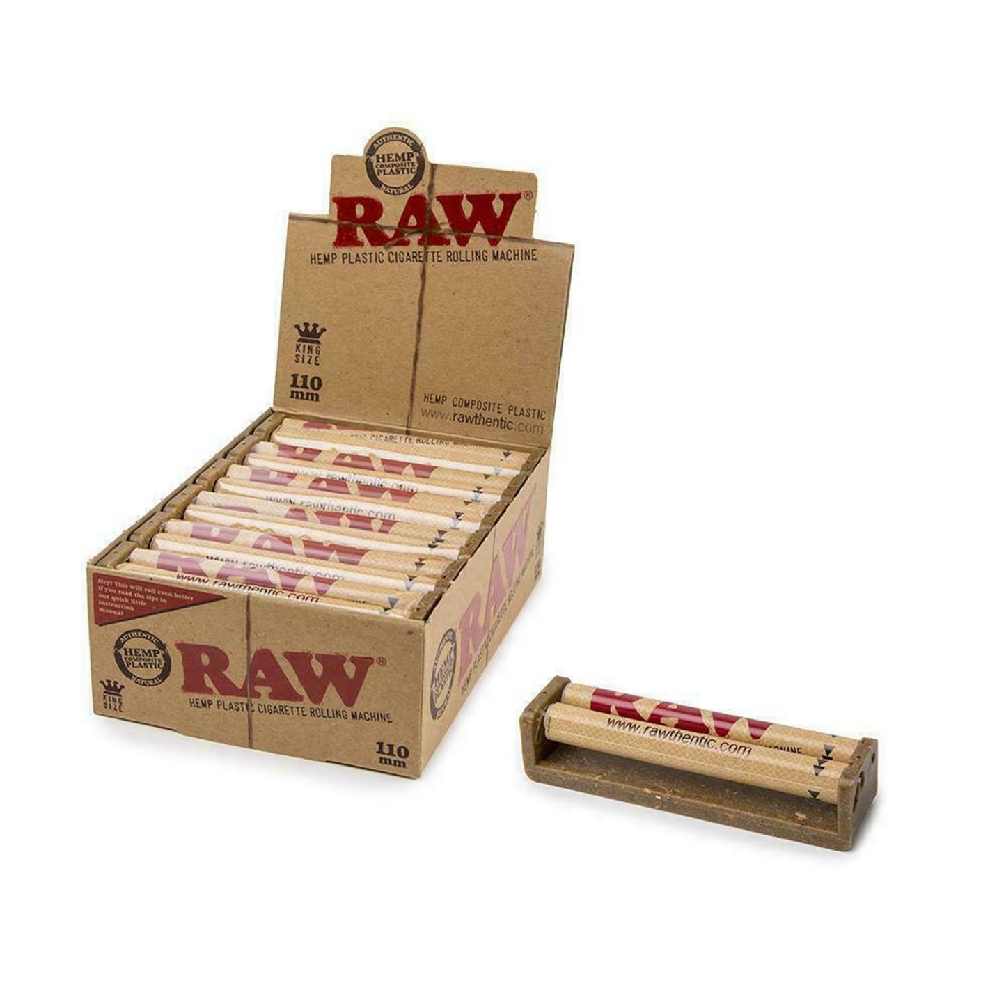 RAW 110MM HEMP PLASTIC CONE ROLLING MACHINE